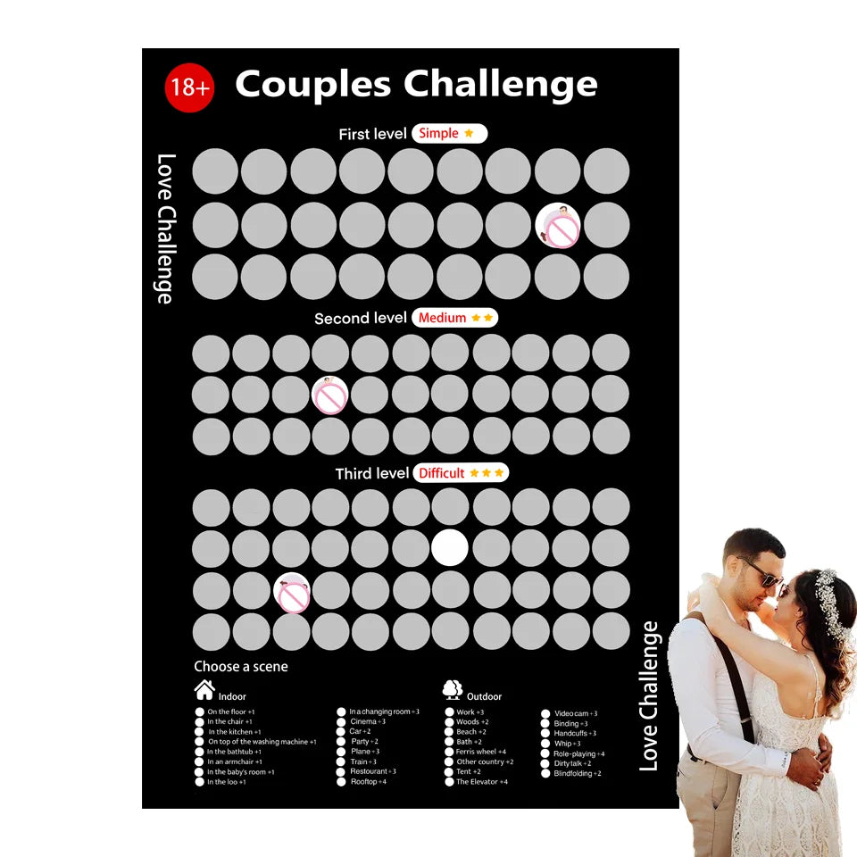 Couples Challenge - Jeu d'amour 18+