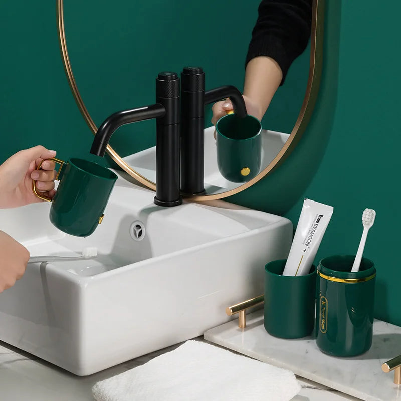 Ensemble Porte-Brosse à Dents + Boîte à Savon