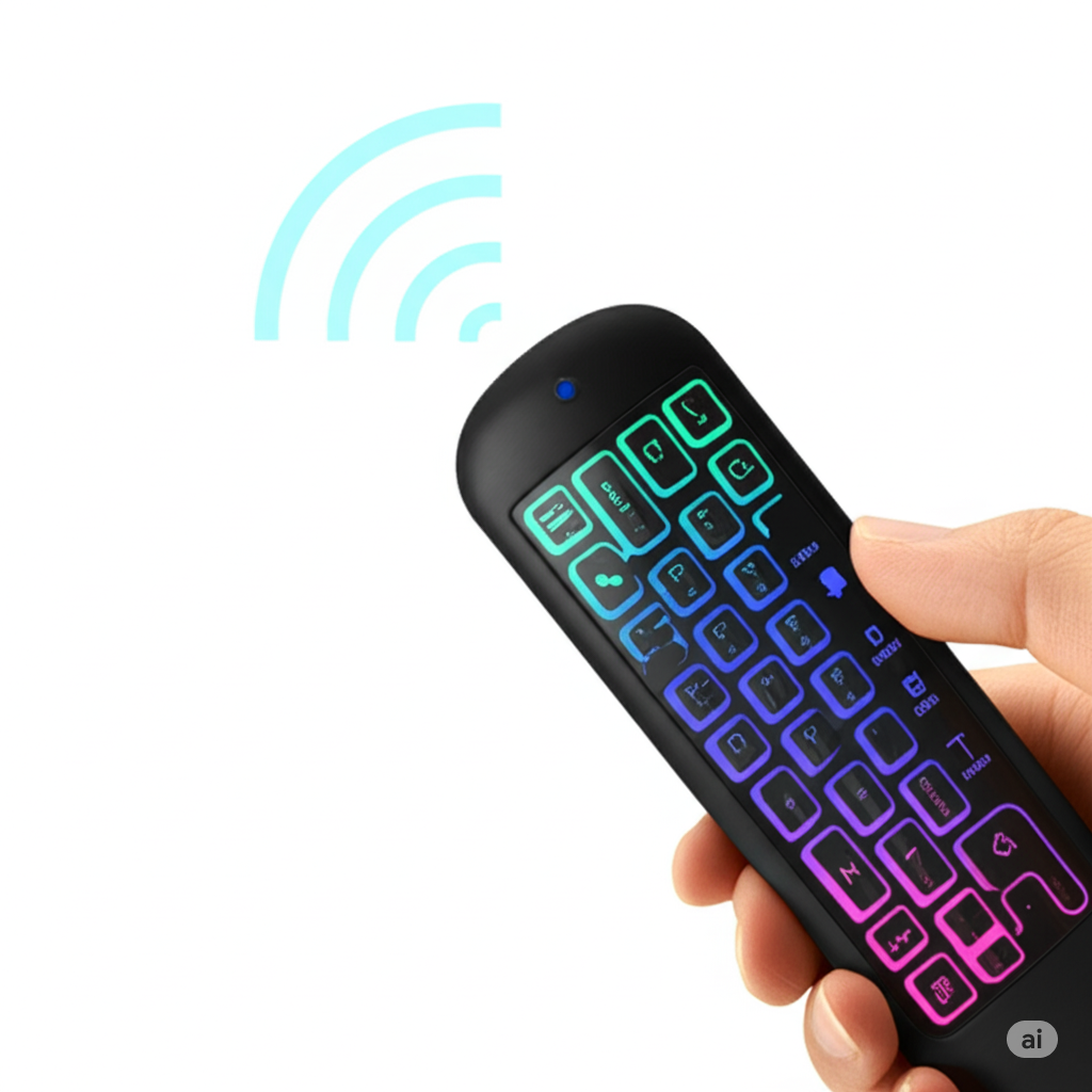 Télécommande Sans Fil Intelligente avec Clavier Rétroéclairé
